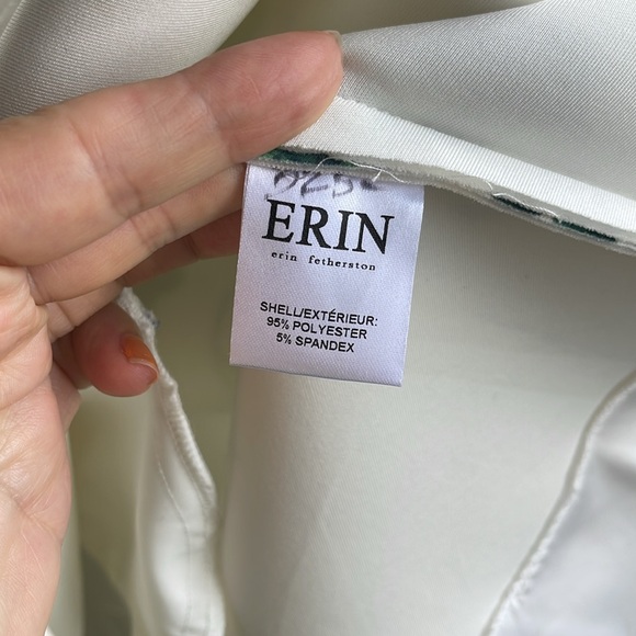 ERIN by Erin Fetherston White and Green Midi Dress - Picture 6 of 14